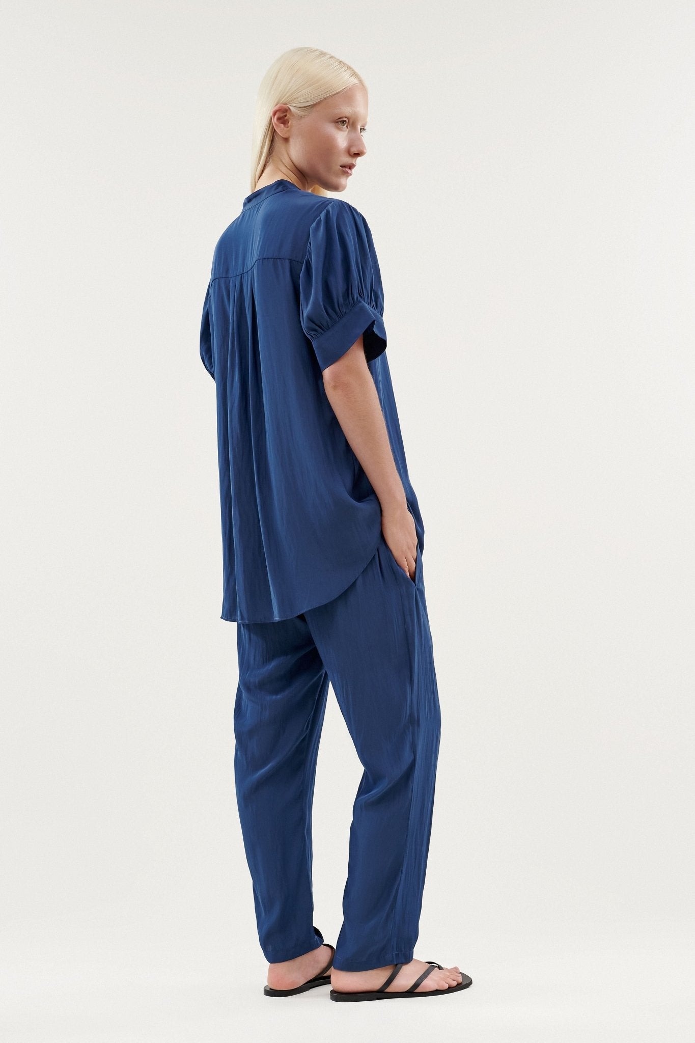 Shop Ena Pant in Ink Blue by Layer’d - Layer'd