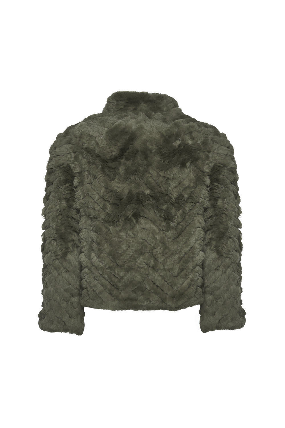 Shop Faith Chevron Jacket | Olive - Loobies Story