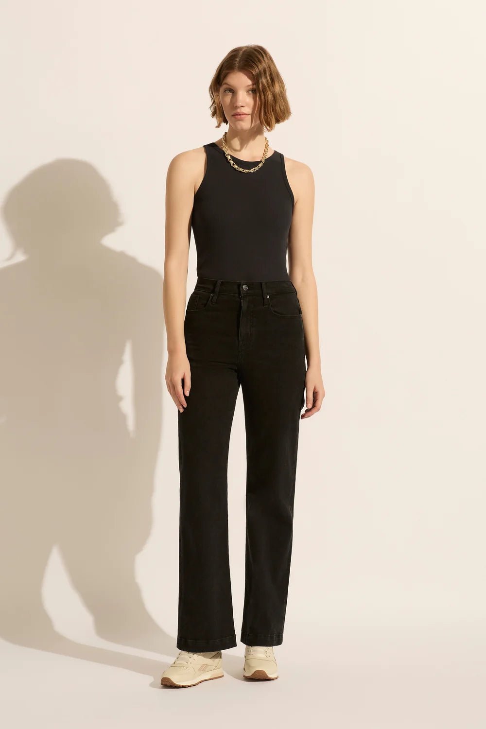 Shop Farrah High Rise Flare Jean | Black - Outland Denim