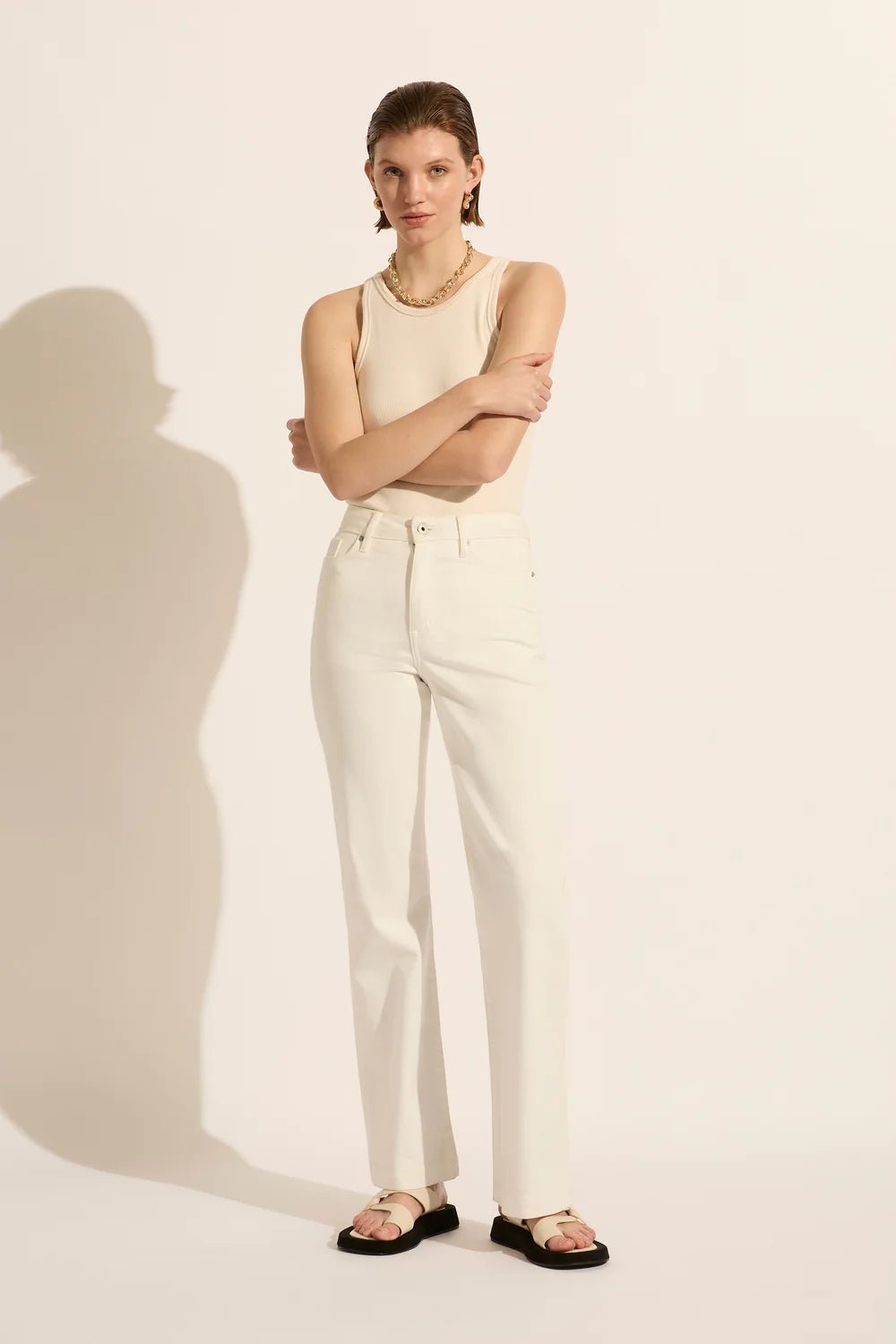 Shop Farrah High Rise Flare Jean | Slight - Outland Denim