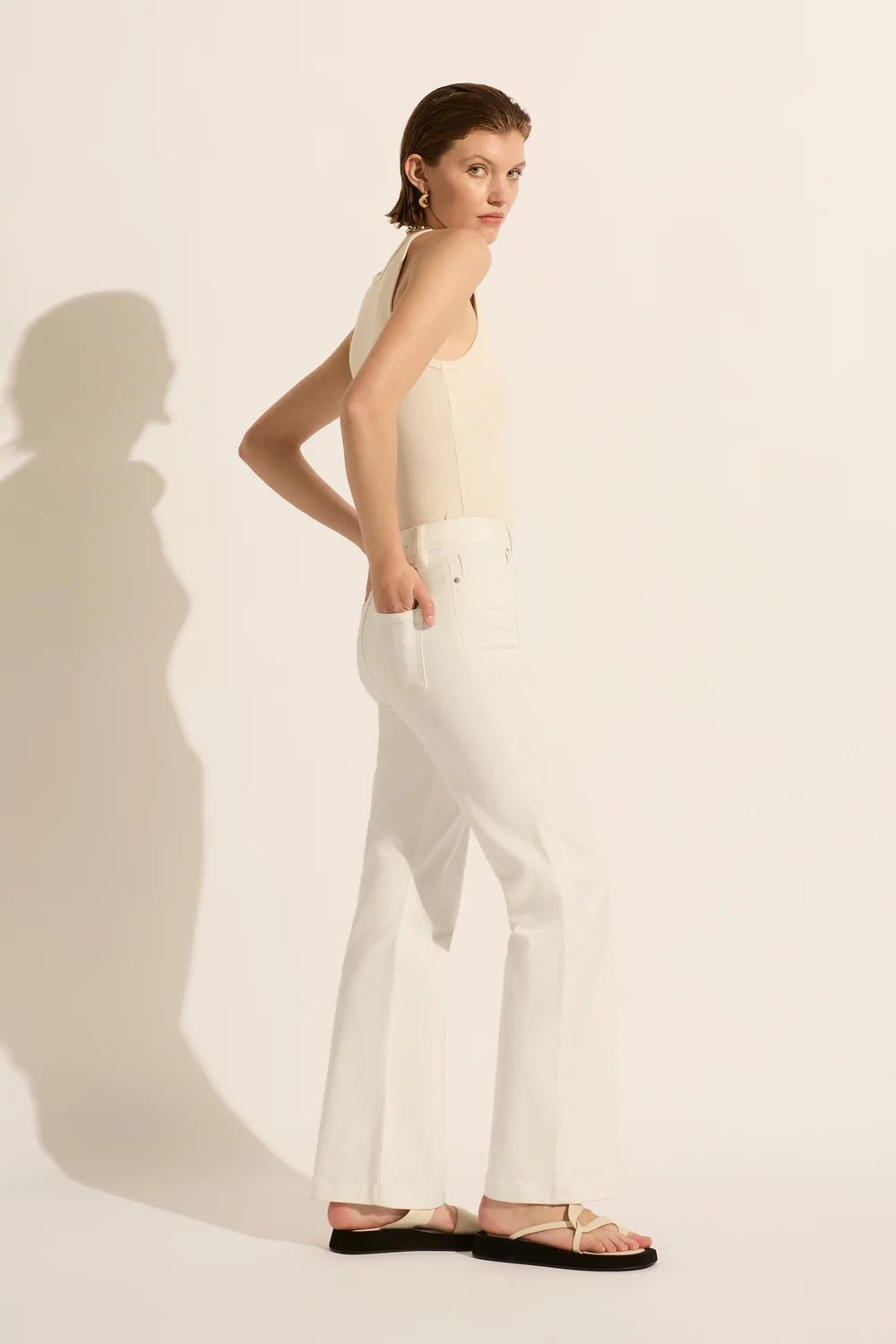 Shop Farrah High Rise Flare Jean | Slight - Outland Denim