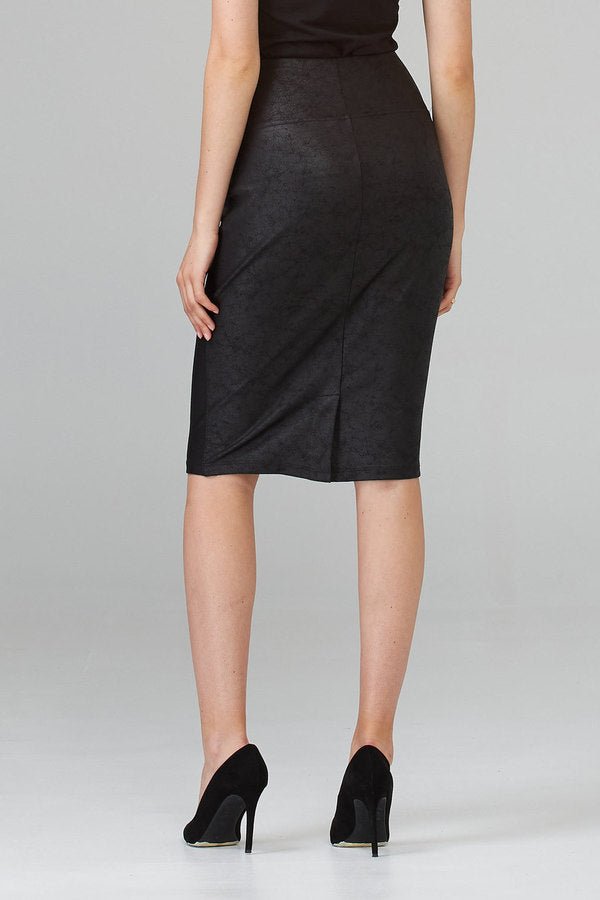 Shop Faux-Suede Pencil Skirt Style 203375 - Joseph Ribkoff