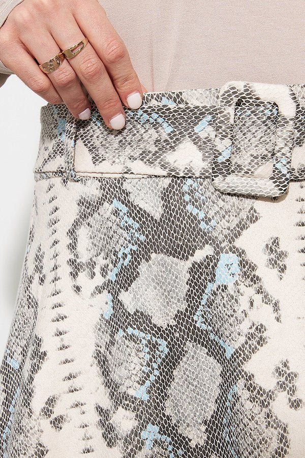 Shop Faux Suede Skirt Style 223304 - Joseph Ribkoff