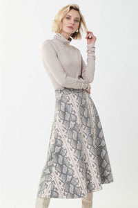 Shop Faux Suede Skirt Style 223304 - Joseph Ribkoff