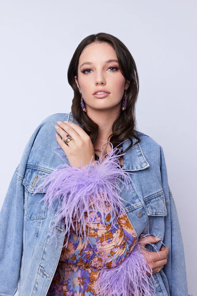 Shop Feather Sutton Cuffs | Lilac - Amity & Unity