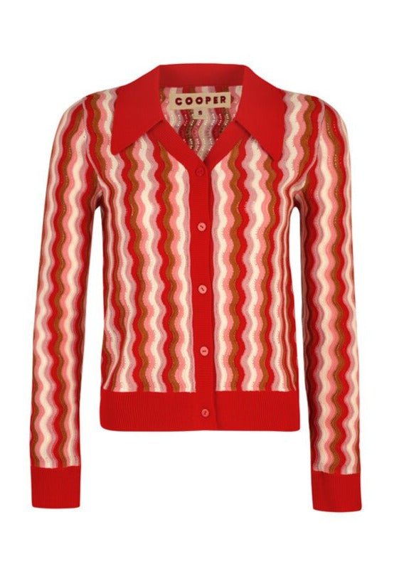 Shop Feeling Fine Top | Red Multi - Cooper by Trelise Cooper