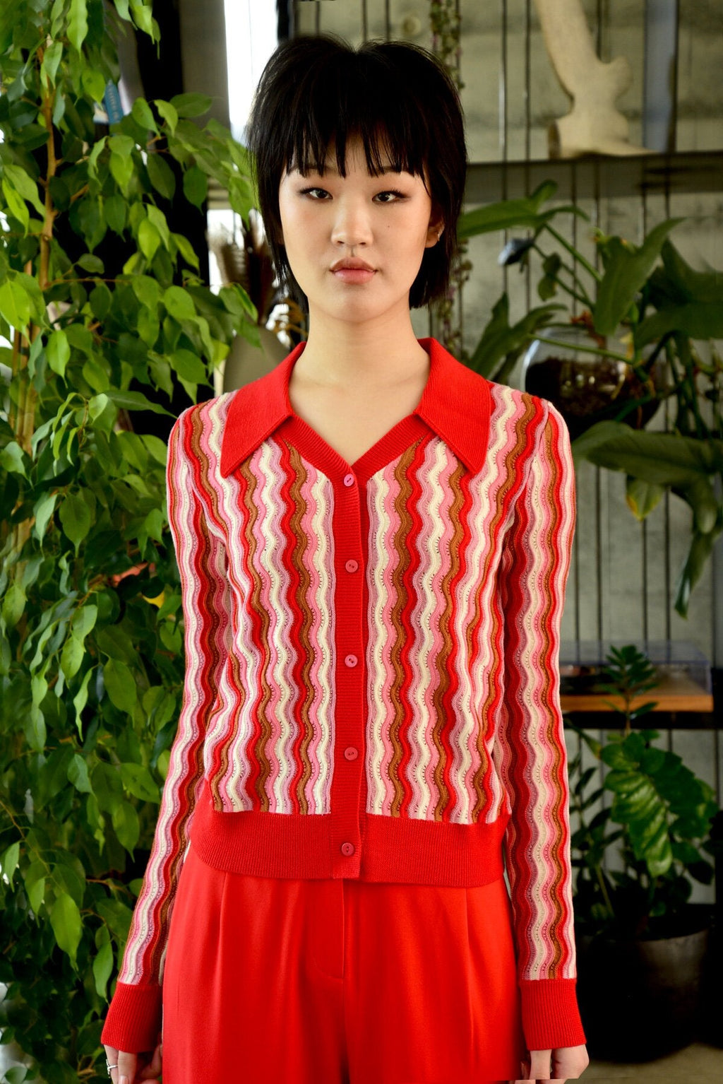 Shop Feeling Fine Top | Red Multi - Cooper by Trelise Cooper