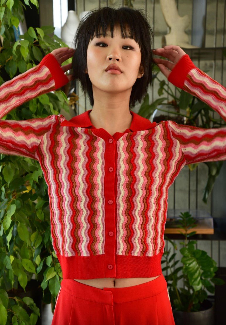 Shop Feeling Fine Top | Red Multi - Cooper by Trelise Cooper