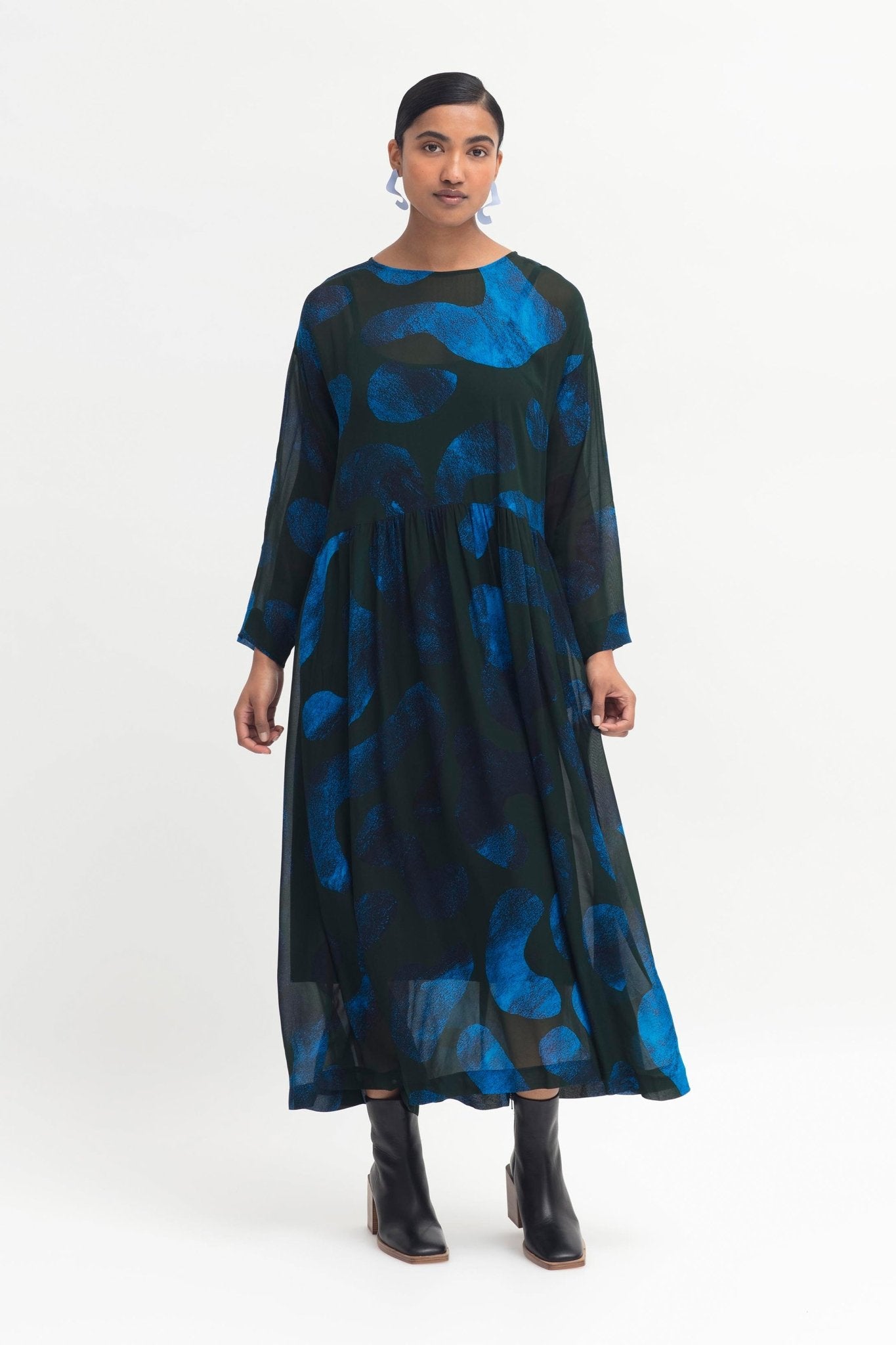 Shop Gira Sheer Dress | Animal Print - Elk The Label