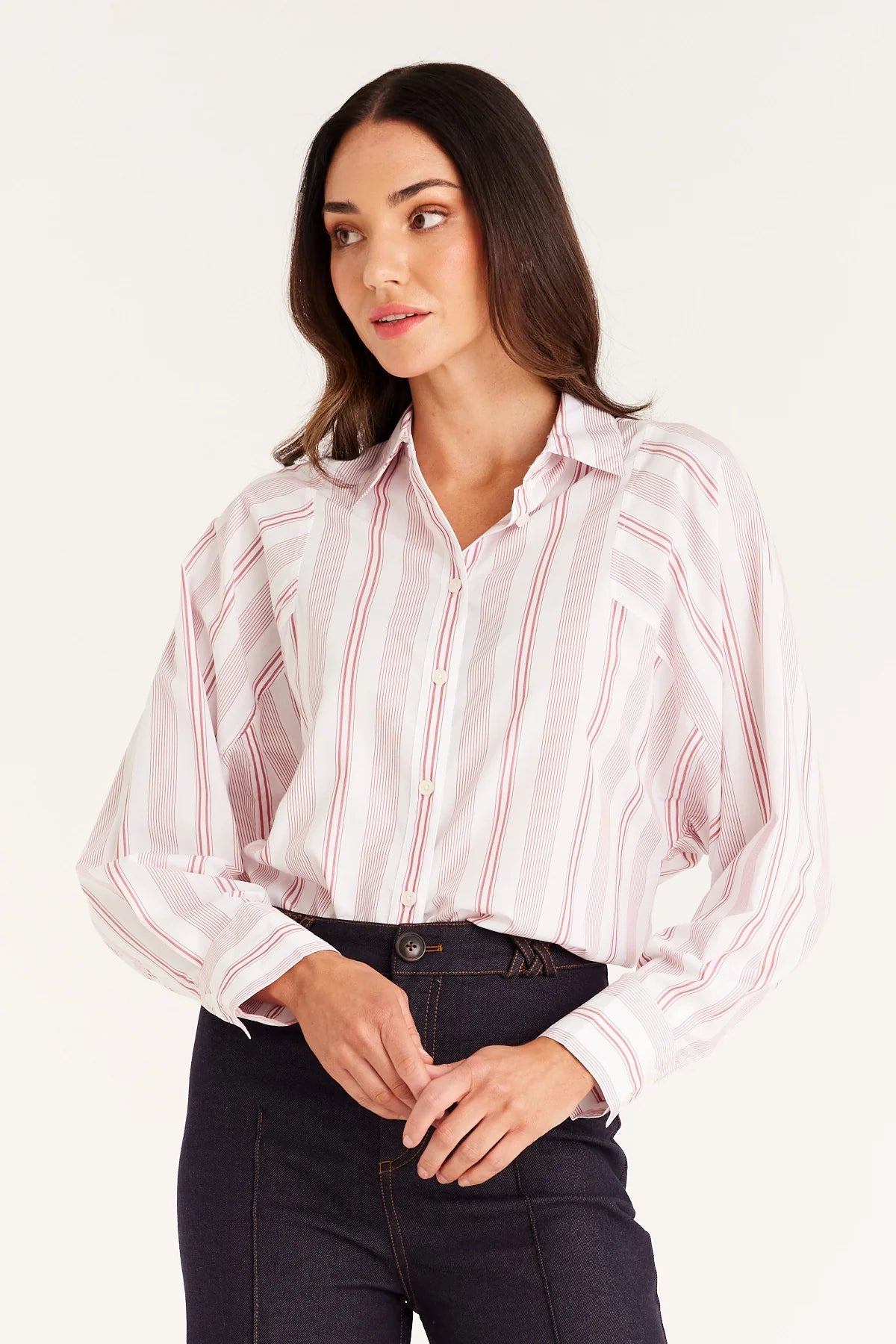 Shop Girlfriend Shirt | Red Stripe - Cable Melbourne
