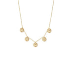 Shop Gold Scattered Jingle Necklace - Bianc