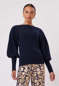 Shop Haven Extra Fine Merino Wool Sweater │ Midnight - ONCEWAS