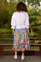 Shop Hem Fetale Skirt - No Chain No Gain | Cornflower Blue - COOP by Trelise Cooper