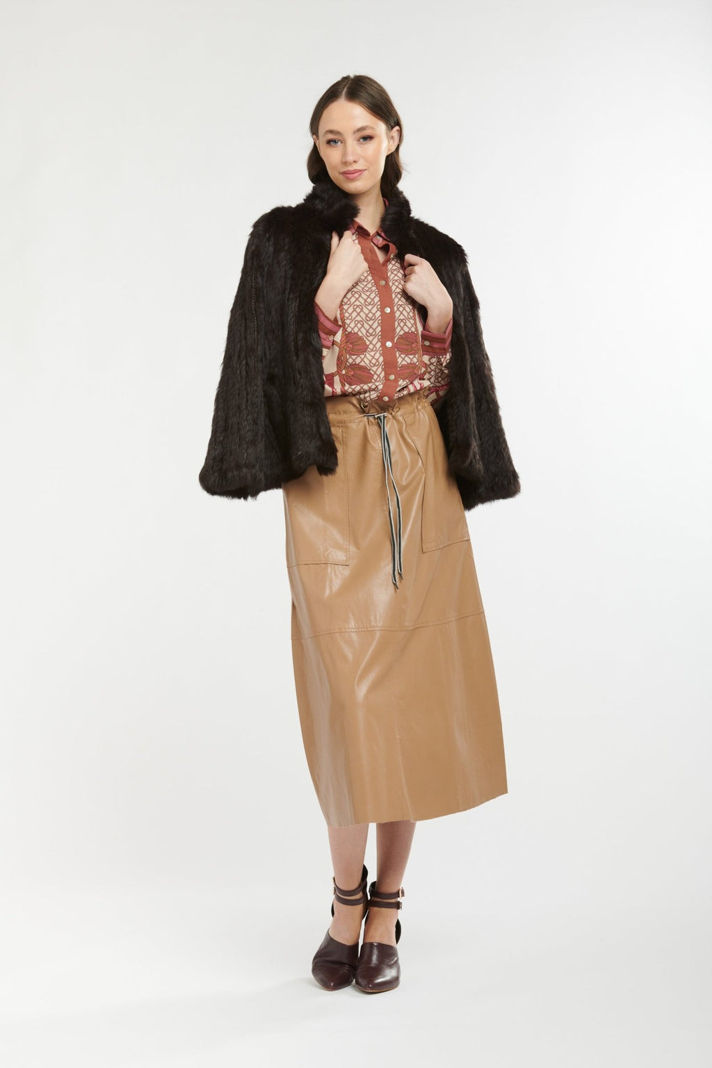 Shop High Neck Jacket | Chocolate - 365 Days