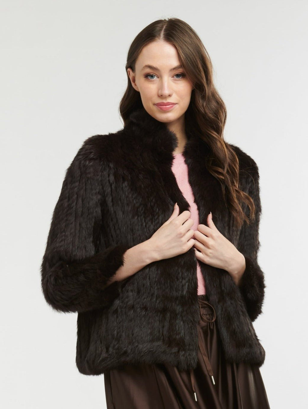 Shop High Neck Jacket | Chocolate - 365 Days