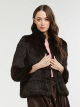 365 Days High Neck Jacket – Chocolate