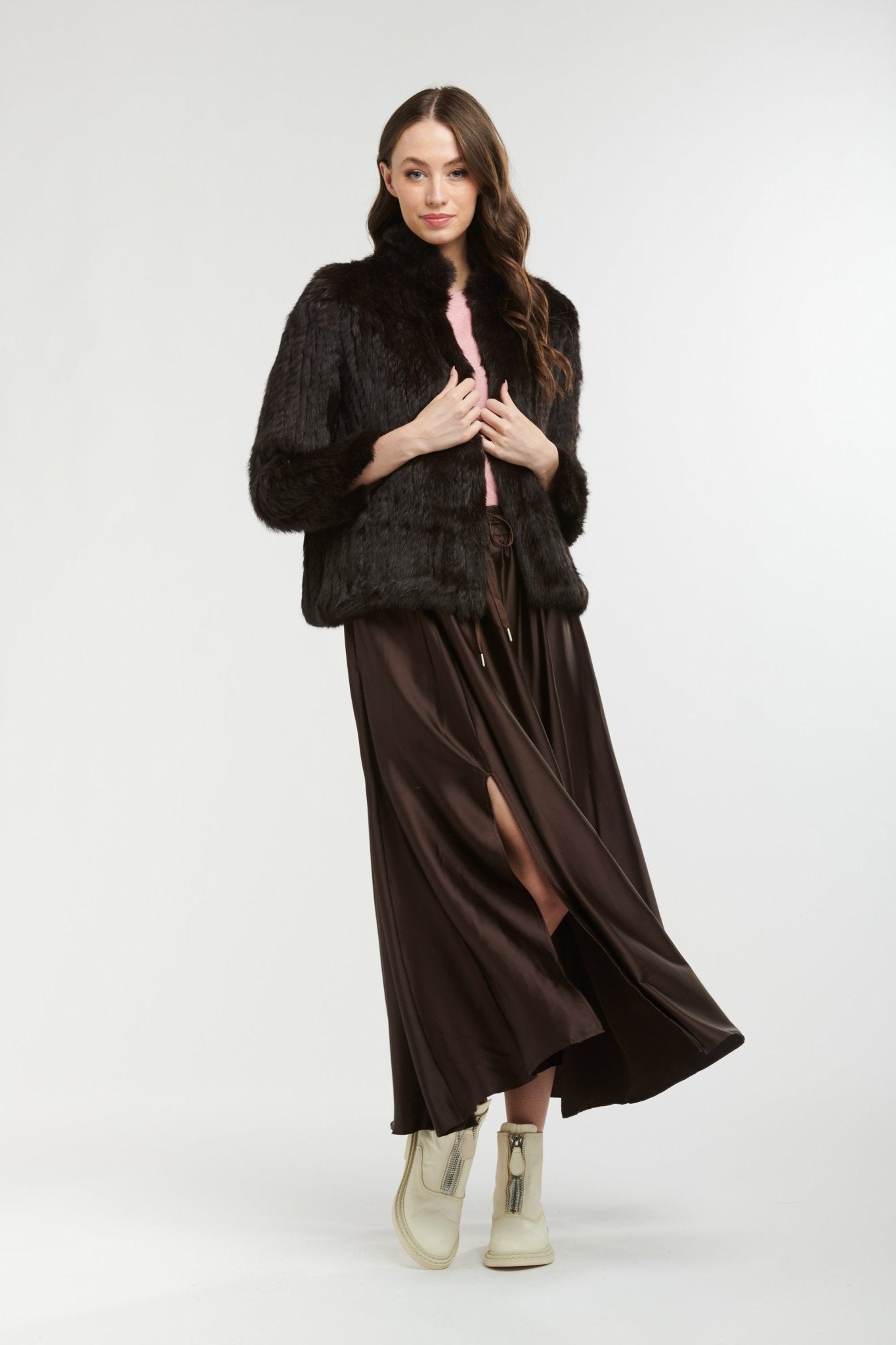 Shop High Neck Jacket | Chocolate - 365 Days