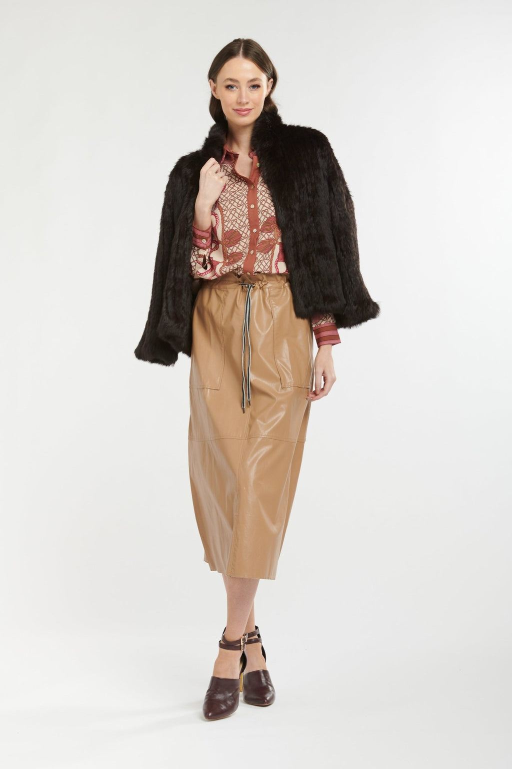 Shop High Neck Jacket | Chocolate - 365 Days