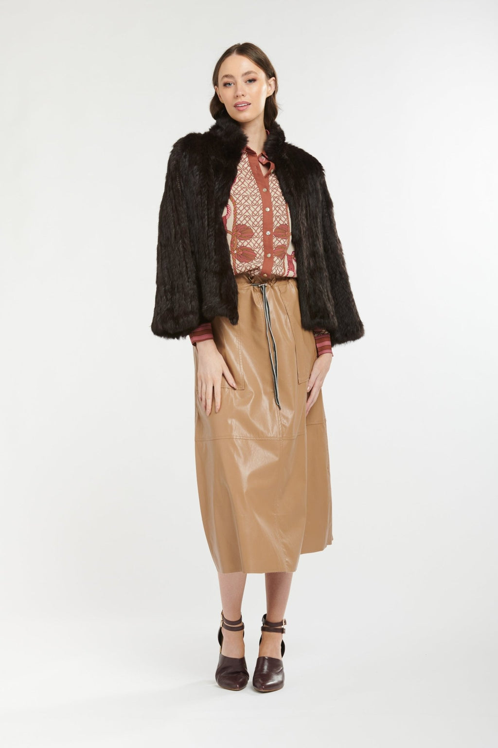 Shop High Neck Jacket | Chocolate - 365 Days