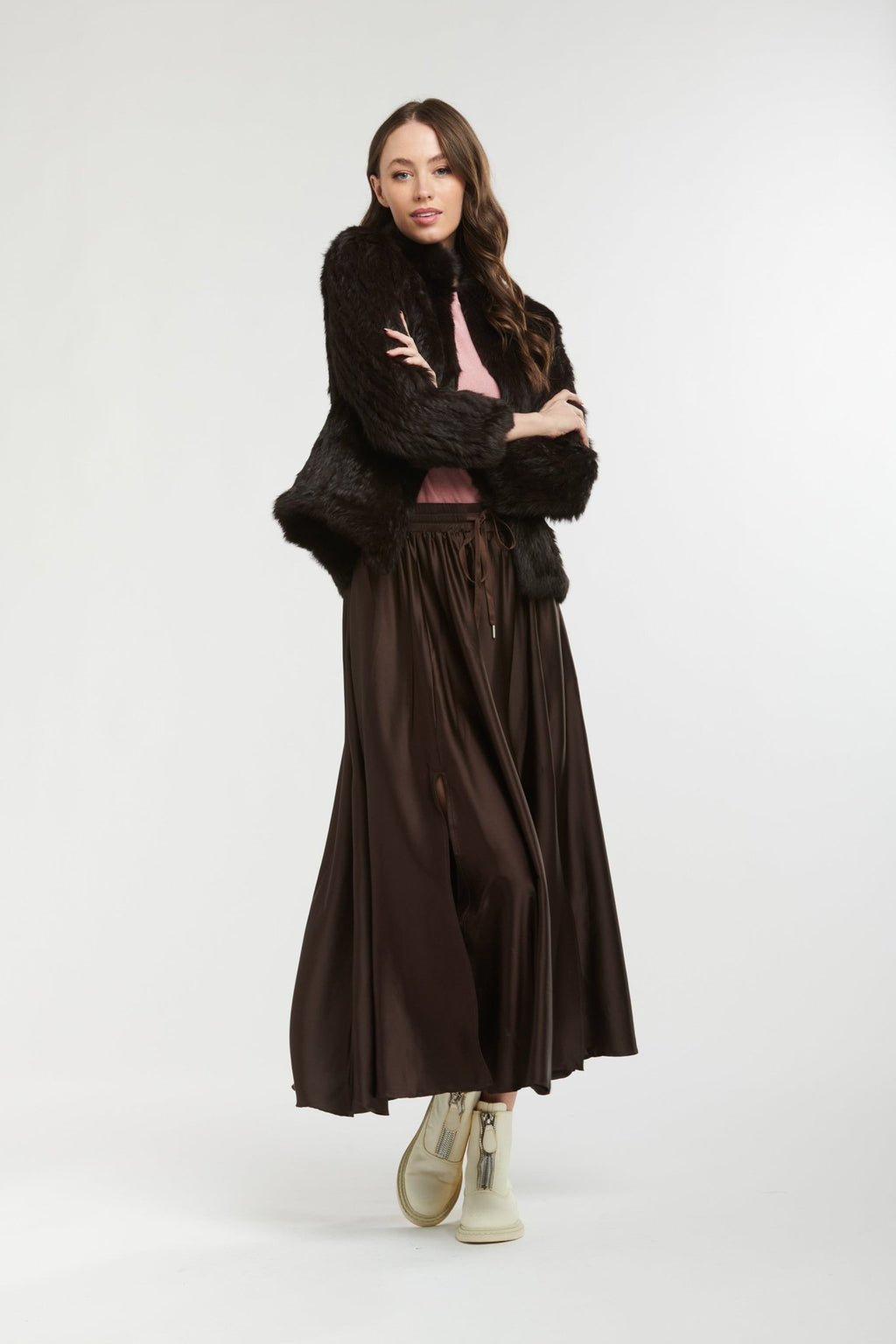 Shop High Neck Jacket | Chocolate - 365 Days