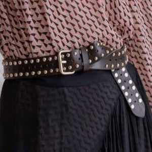 Shop Hollstar Sterling Leather Belt in Dark Mocha Brown by Caravan & Co. - Caravan & Co
