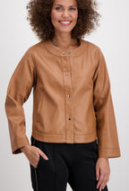 Shop Immitation Leather Jacket - Monari