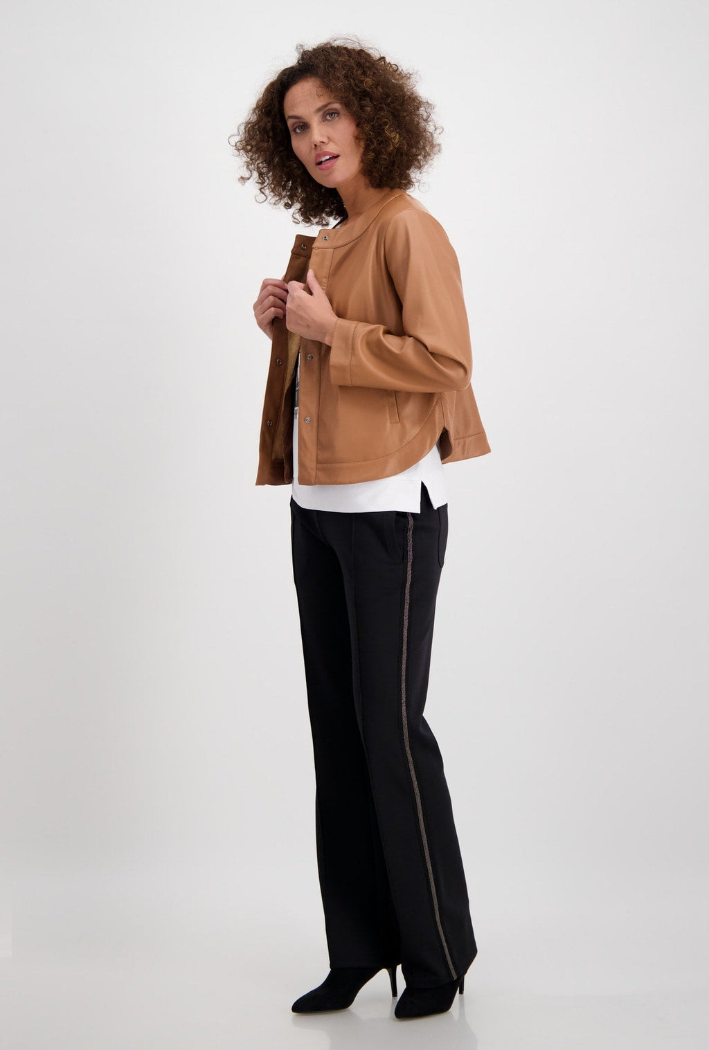 Shop Immitation Leather Jacket - Monari