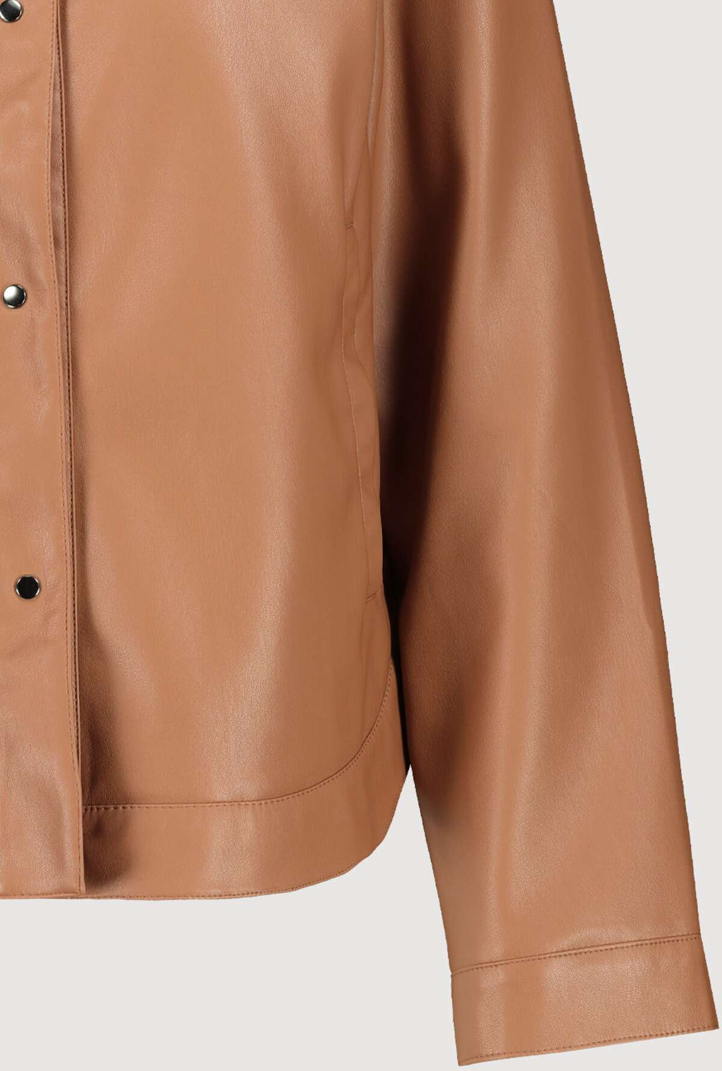 Shop Immitation Leather Jacket - Monari