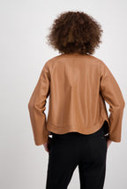Shop Immitation Leather Jacket - Monari