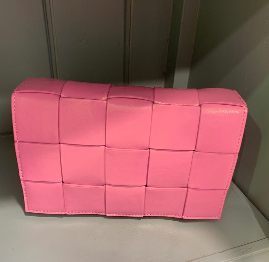 Shop Intrecciato Weave Leather Handbag - Stella Rose Fashions