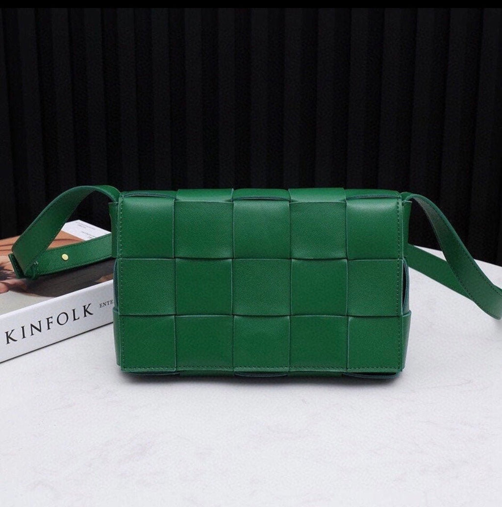 Shop Intrecciato Weave Leather Handbag - Stella Rose Fashions