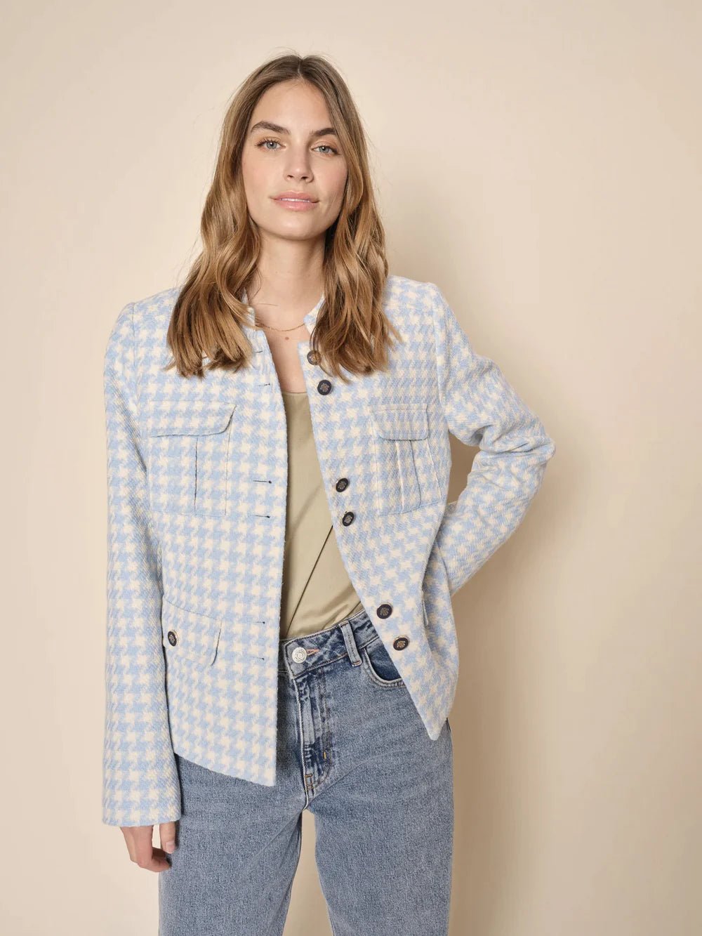 Shop Iris Bester Jacket | Clear Sky - Mos Mosh