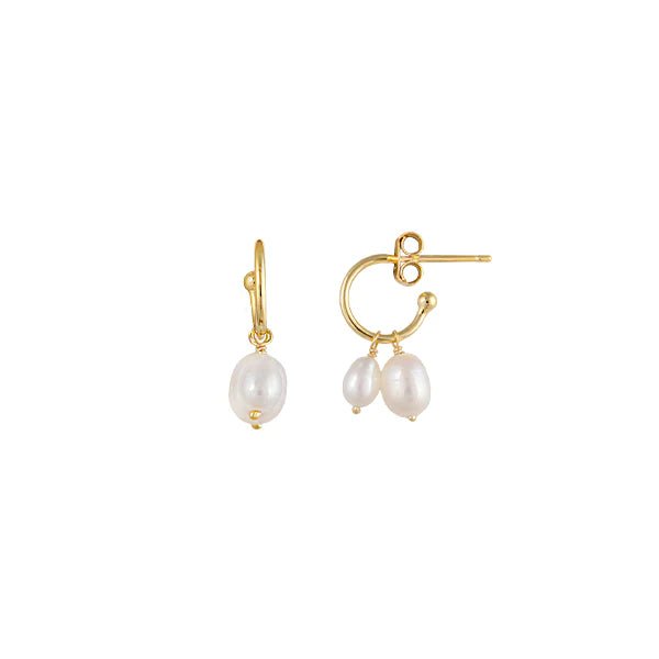 Shop Island Earrings with Freshwater Pearls by Bianc - Bianc