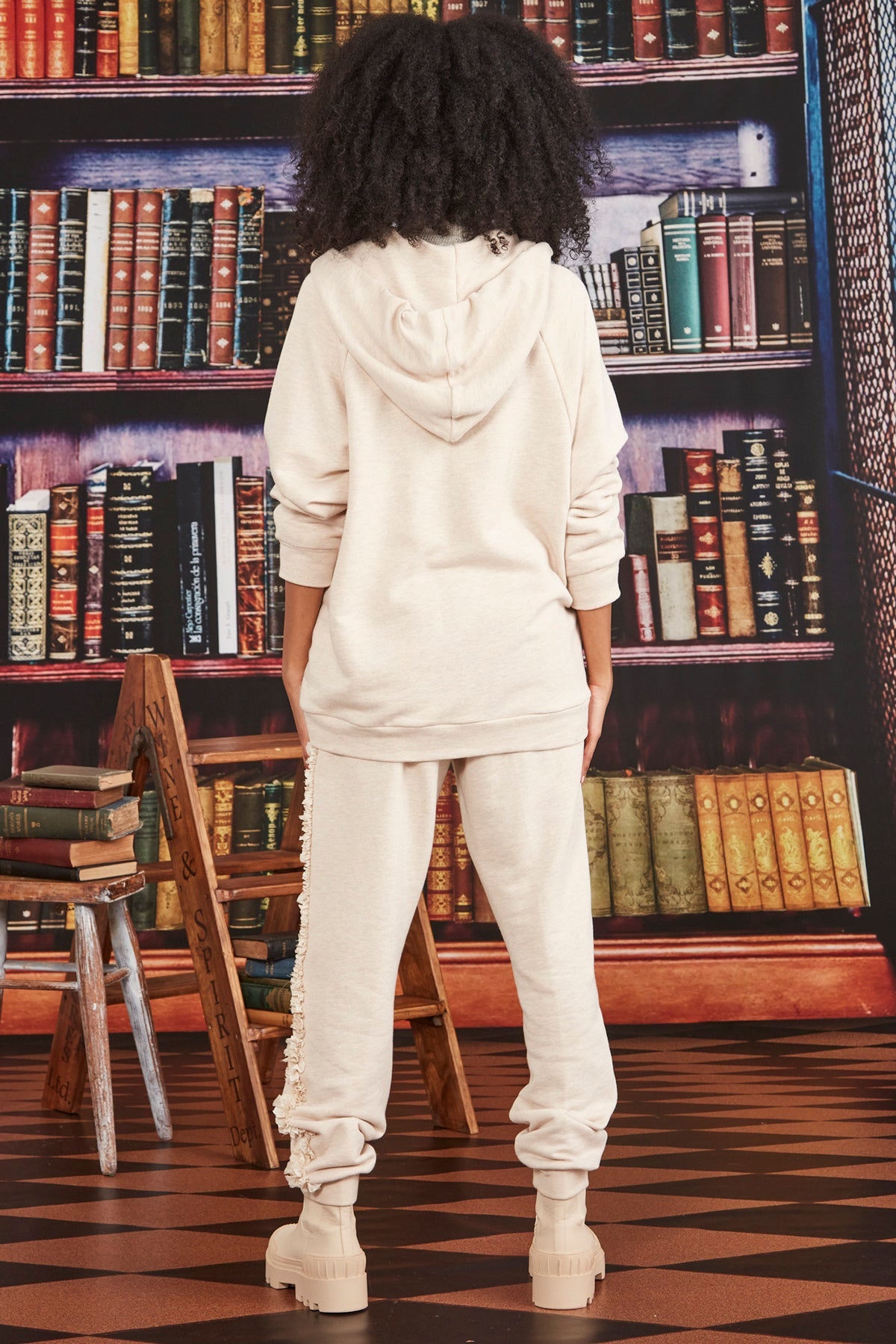 Shop It's A Ruff Line Trouser | Oatmeal - Cooper by Trelise Cooper