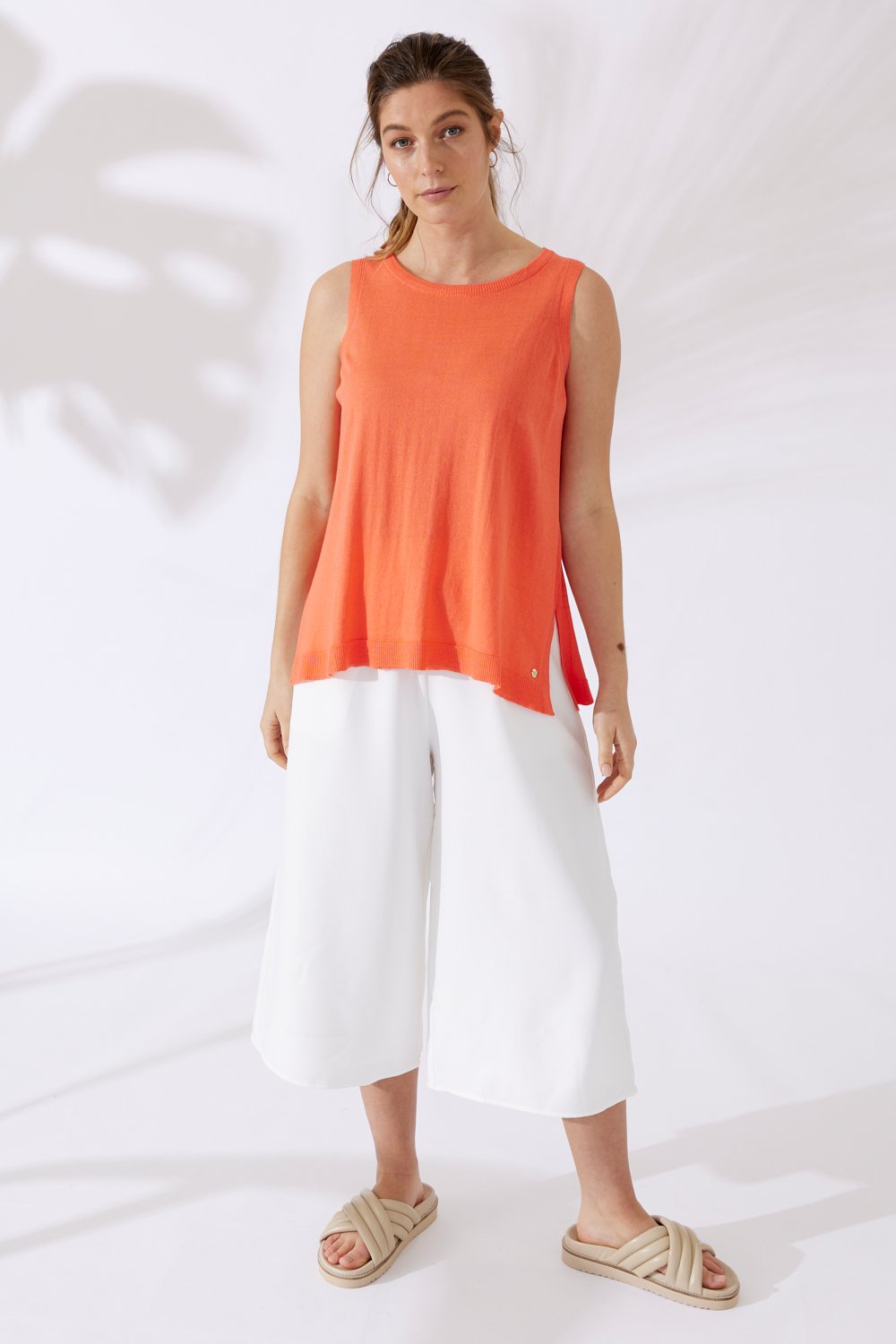 Shop Izzy Tank Top | Tangerine - Mia Fratino