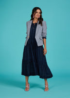 Shop Kidston Jacket | Indigo Check - Loobies Story