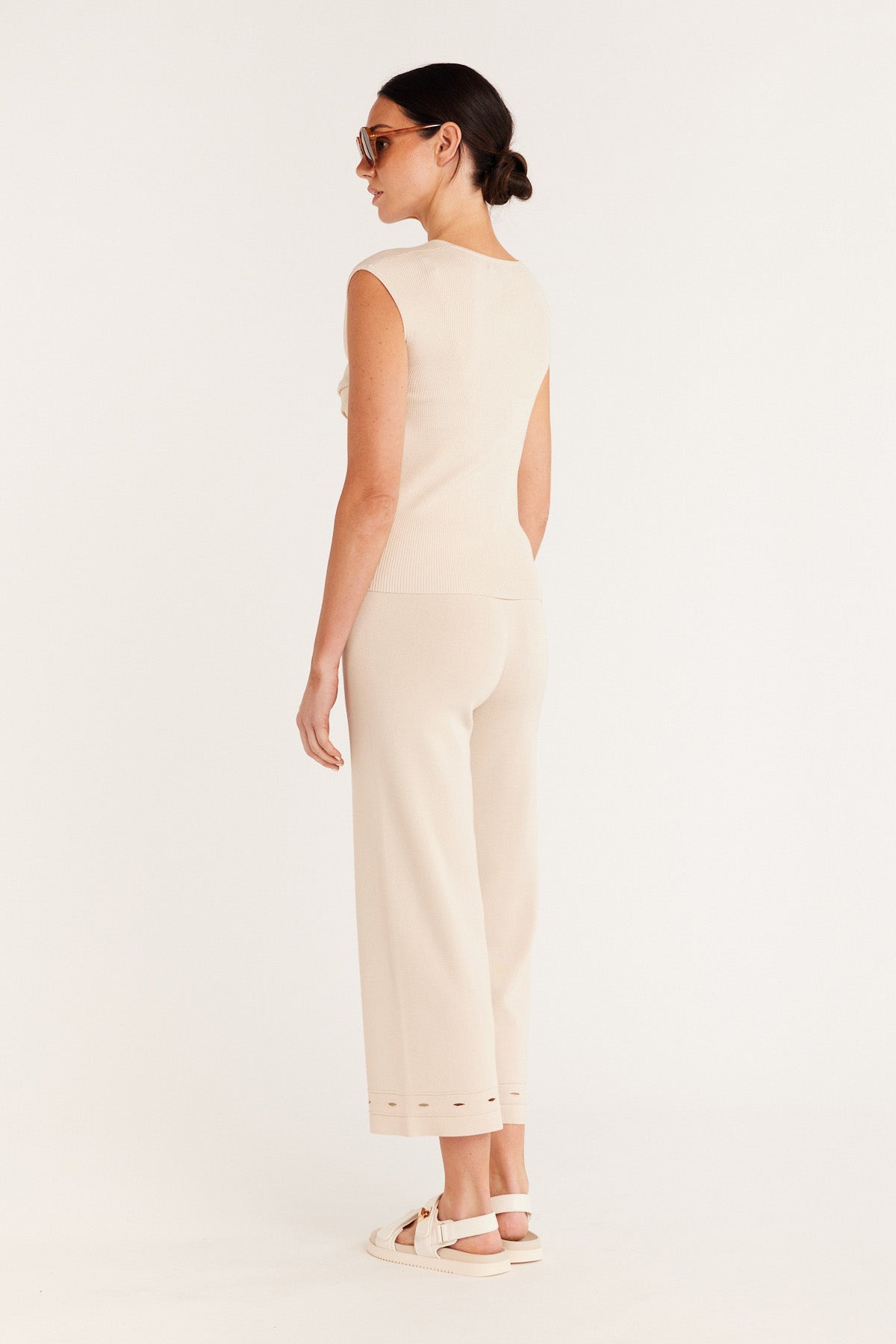 Shop Knit Twist Top | Ecru - Cable Melbourne