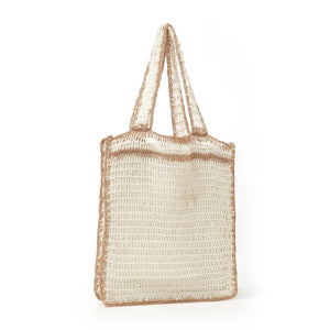 Shop Lani Beach Tote Bag | Pearl - Arms Of Eve