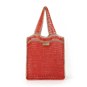 Shop Lani Beach Tote Bag | Red Apple - Arms Of Eve