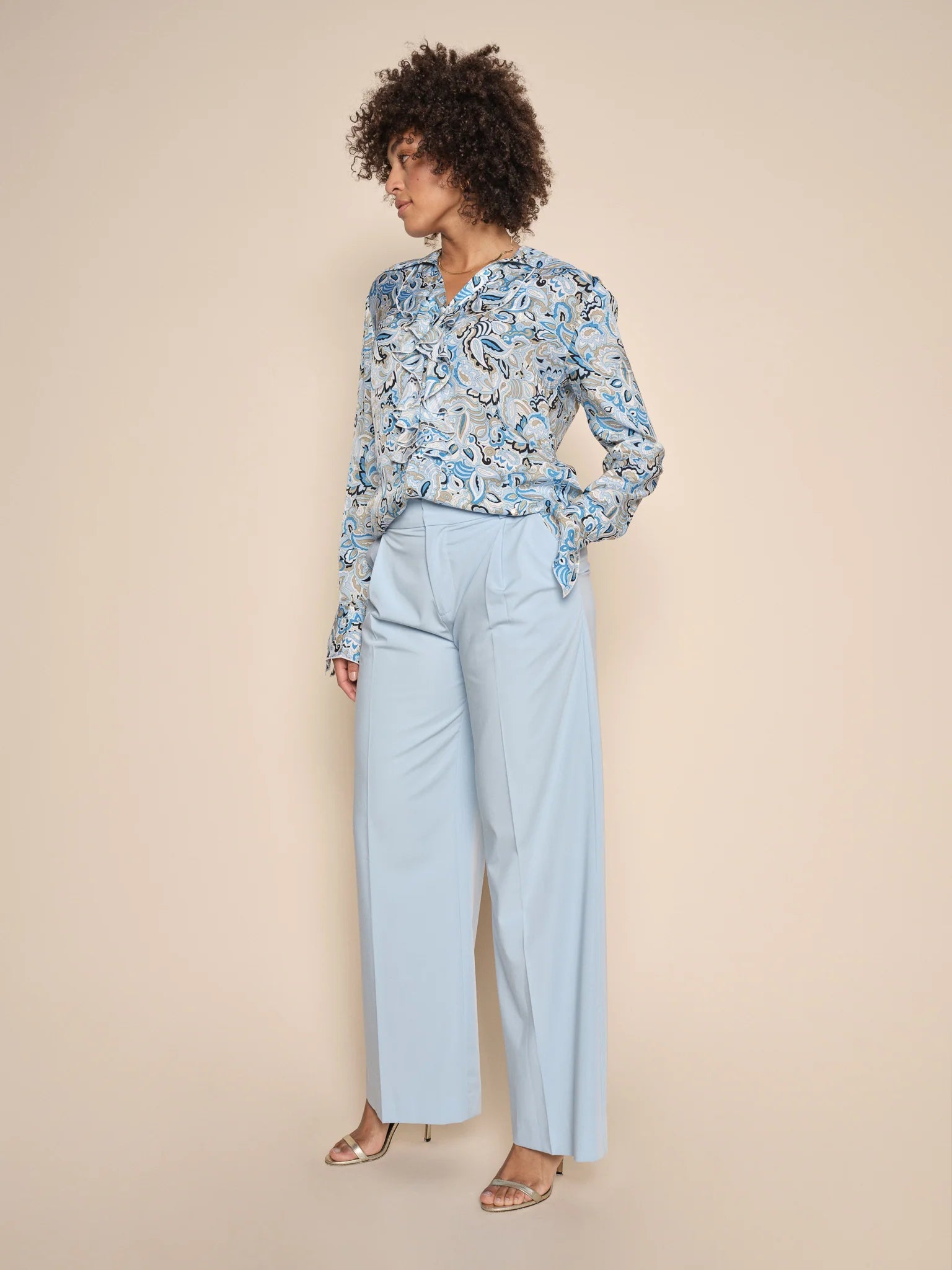 Shop Lani Hazel Pant | Clear Sky - Mos Mosh