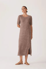 Cable Melbourne Linen Knit Dress
