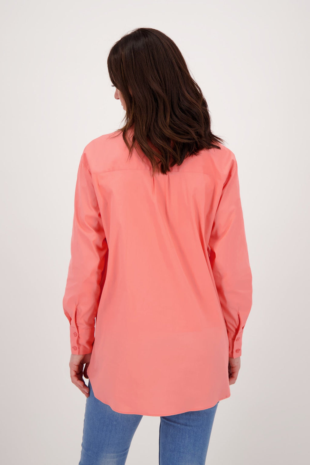 Shop LS Cotton Shirt | Grapefruit - Monari