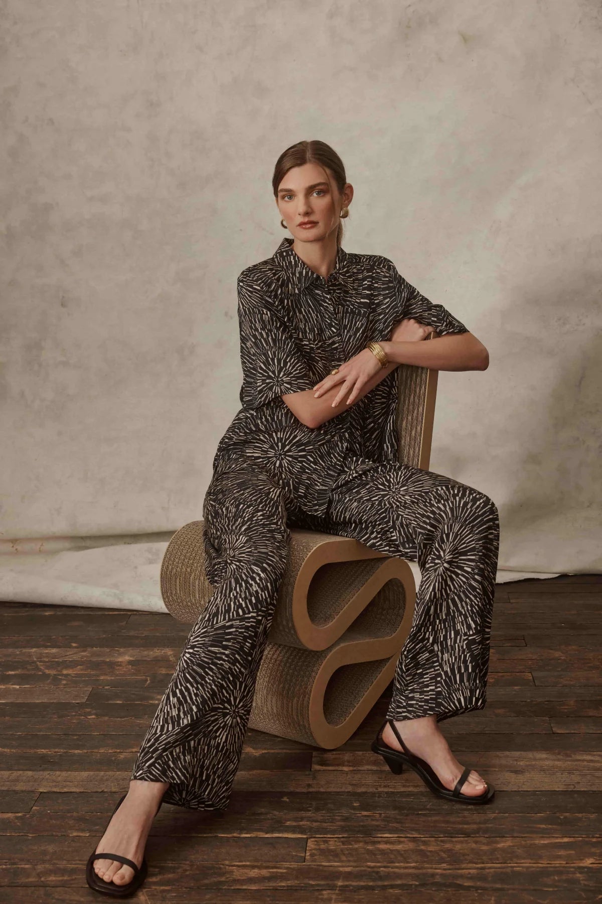 Shop Madie Pant | Kaleidascope Print - Cable Melbourne