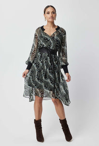 Shop Manhattan Dress │ Midnight Cascade - ONCEWAS
