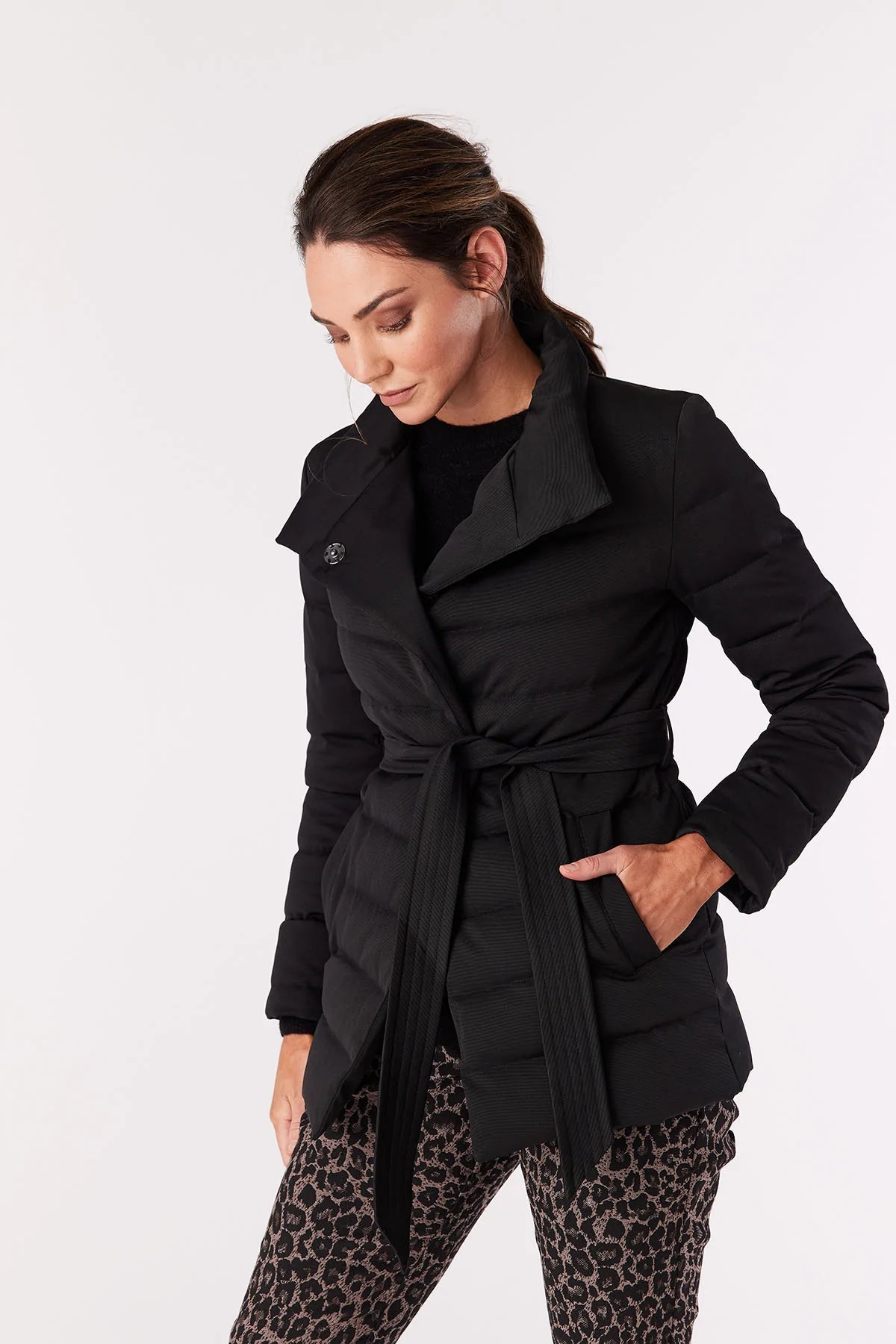 Puffer Jacket Coat Shop Melbourne Cable Melbourne Melrose Wrap
