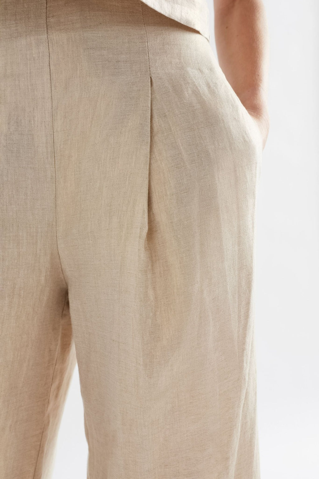 Shop Metalen Pant │ Gold Linen - Elk The Label
