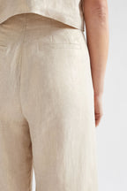 Shop Metalen Pant │ Gold Linen - Elk The Label