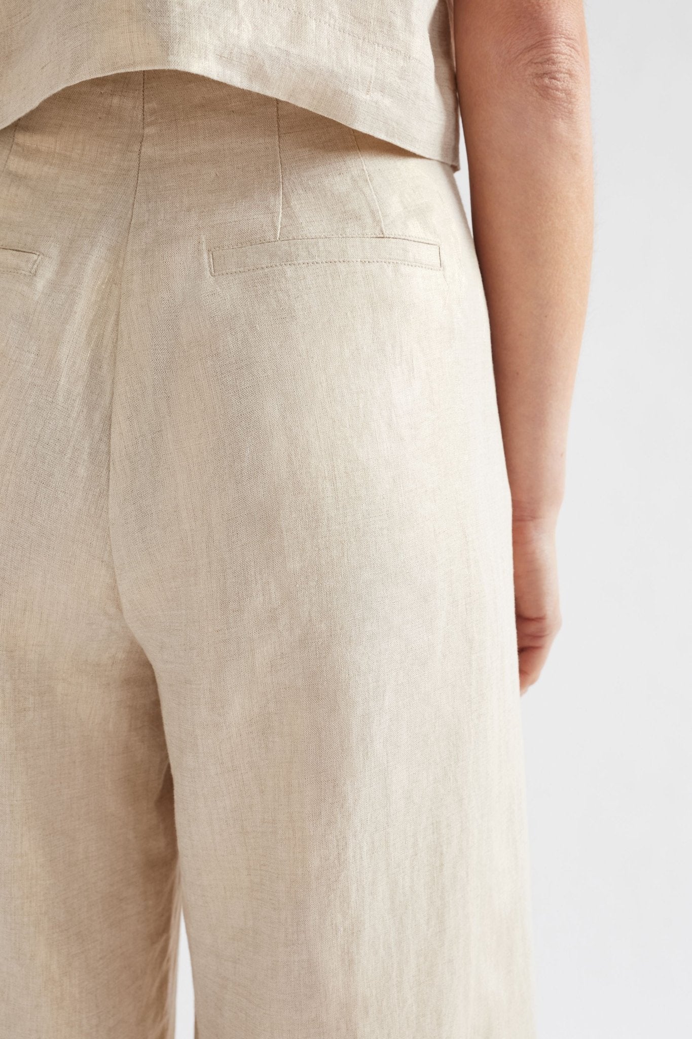 Shop Metalen Pant │ Gold Linen - Elk The Label