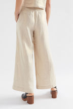 Shop Metalen Pant │ Gold Linen - Elk The Label