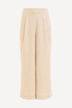 Shop Metalen Pant │ Gold Linen - Elk The Label